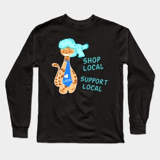 Shop Local Support Local - Cat Love local Long Sleeve T-Shirt